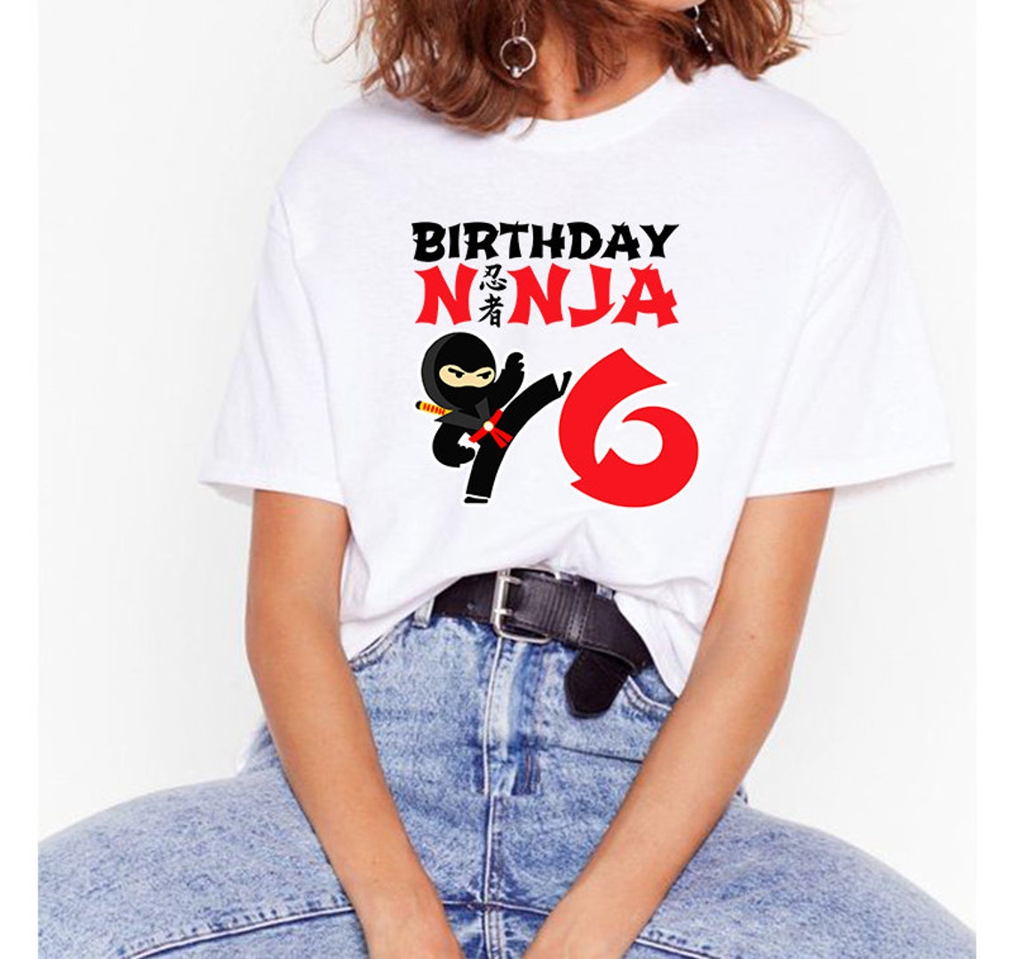 Download 6th Birthday Ninja Birthday Svg Six Birthday Boy 6 Year Old | Etsy