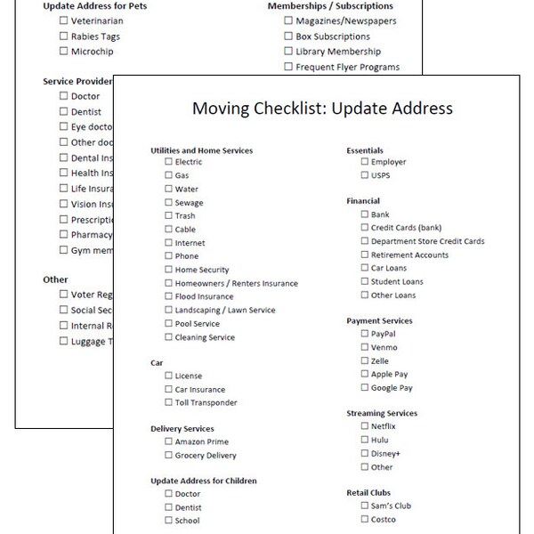Printable Moving - Etsy