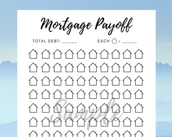 Schnabelbrief Tracker Ausdruckbar | Payoff Tracker PDF | Spar-Challenge Druckbare | Downloadable PDF Druckbar