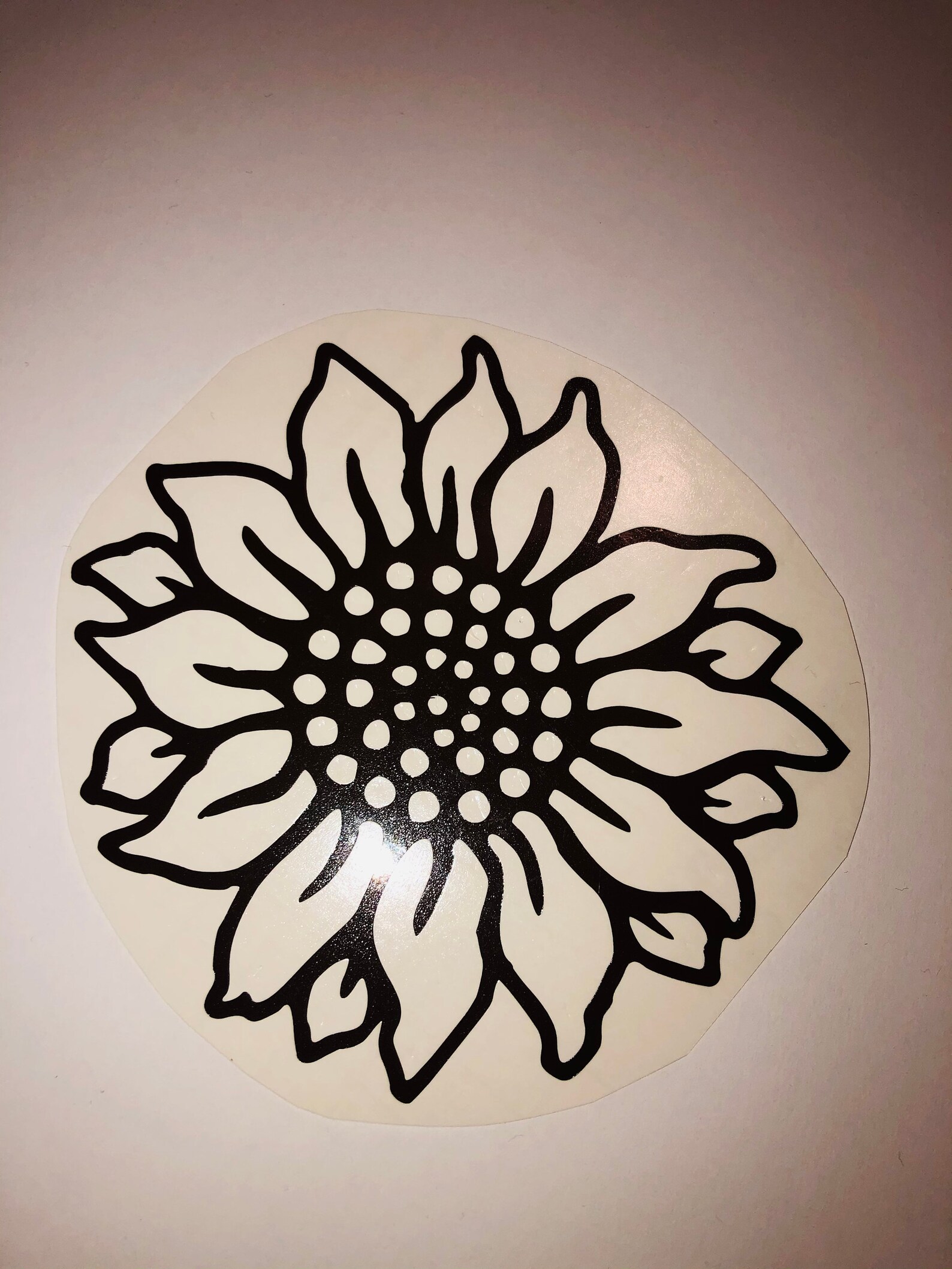 Sunflower Decal/sunflower Car Window Decal/sunflower Yeti Etsy