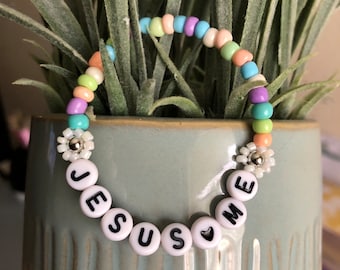 Jesus loves me bracelet | Jesus jewelry | Easter bracelet | Communion bracelet | Communion jewelry | Communion gift