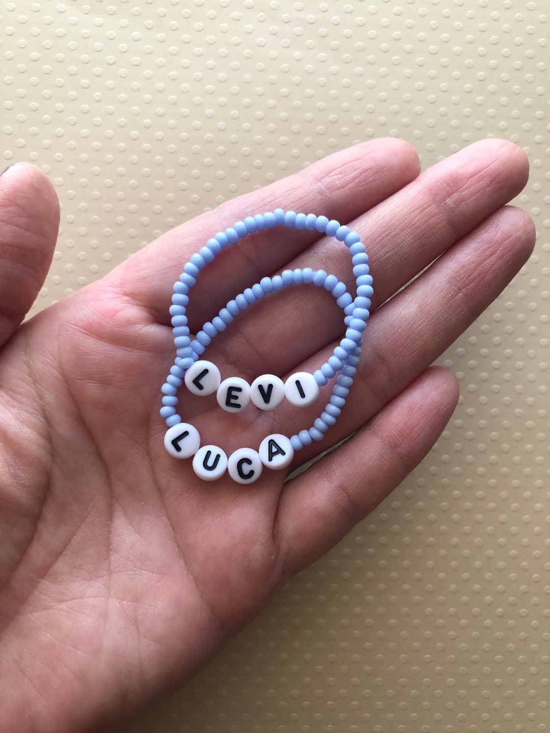 Twin Bracelets Twin Boy Bracelet Set Twin Gift Twin ID Bracelet Set