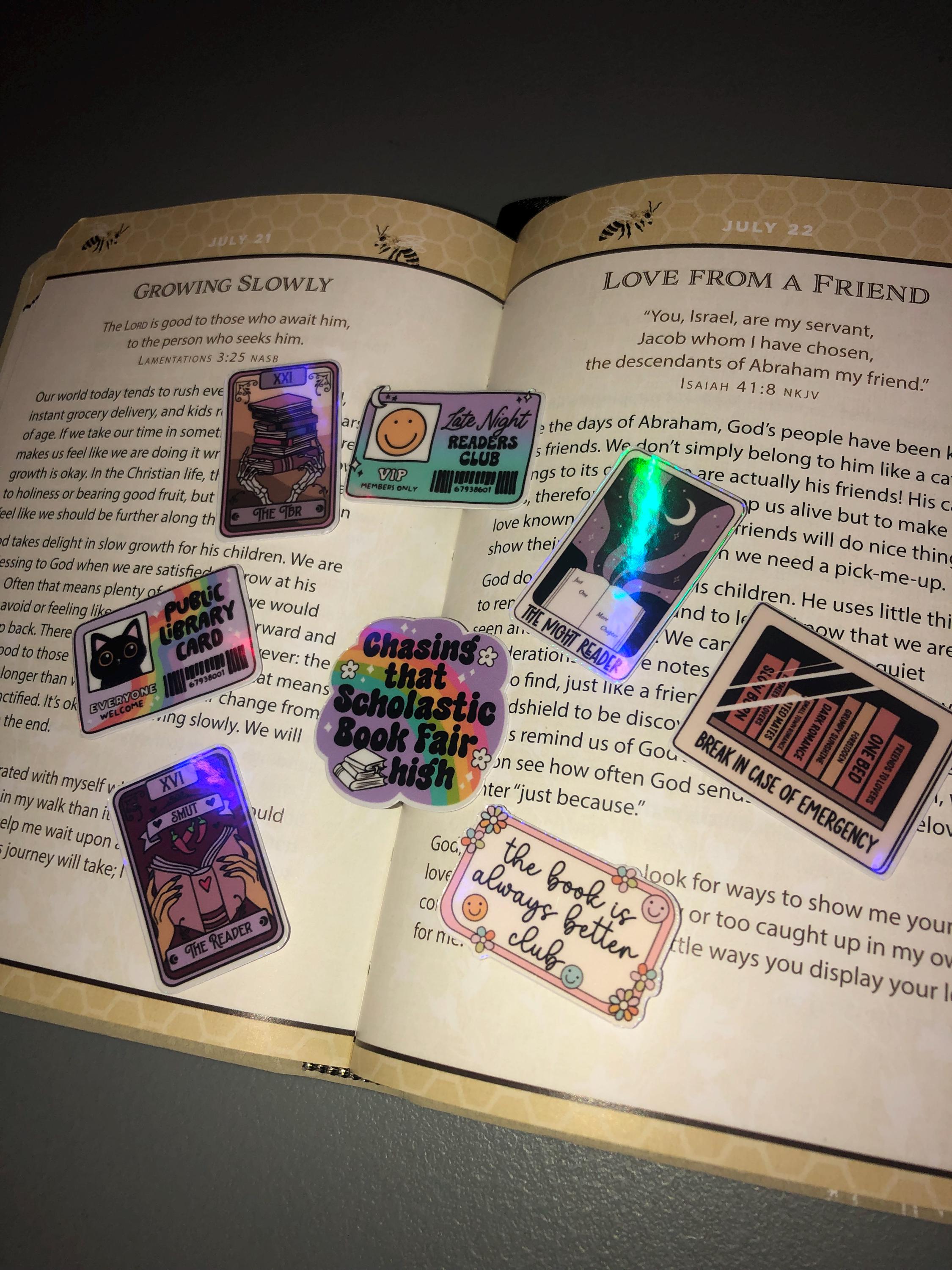 Mini Stickers | Mini Sticker Pack | Mini Bookish Stickers | Bookish ...