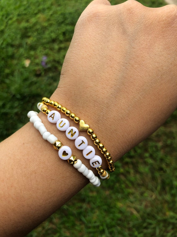 Aunt Bracelet, AUNT...like Mom only cooler, Hand-Stamped Bracelet – Jenn's  Handmade Jewelry