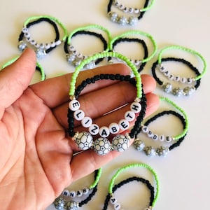 Soccer bracelets | Soccer team bracelets | Sports bracelets | Soccer ball bracelets | Team bracelets | Soccer team matching bracelets