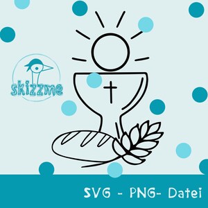 Fichier de traceur de pain de communion / fichier laser au format SVG et PNG