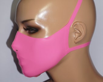 Boom Latex Mask Halfmask roleplay Fetishmask