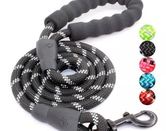 braided nylon dog leash