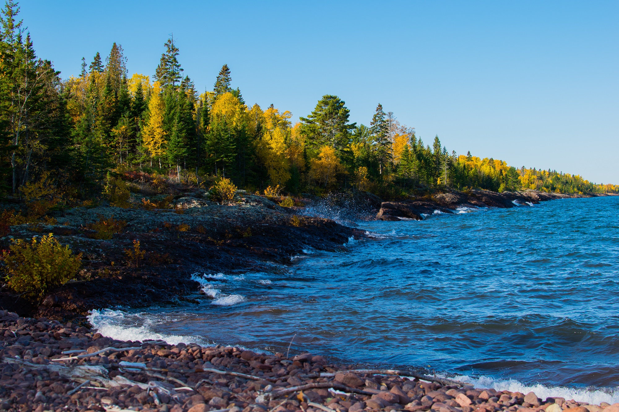 Lake Superior Copper Harbor MI Etsy