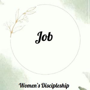 Book of Job Bible Study | Printable Discipleship Guide | Faith in Suffering | Instant Download