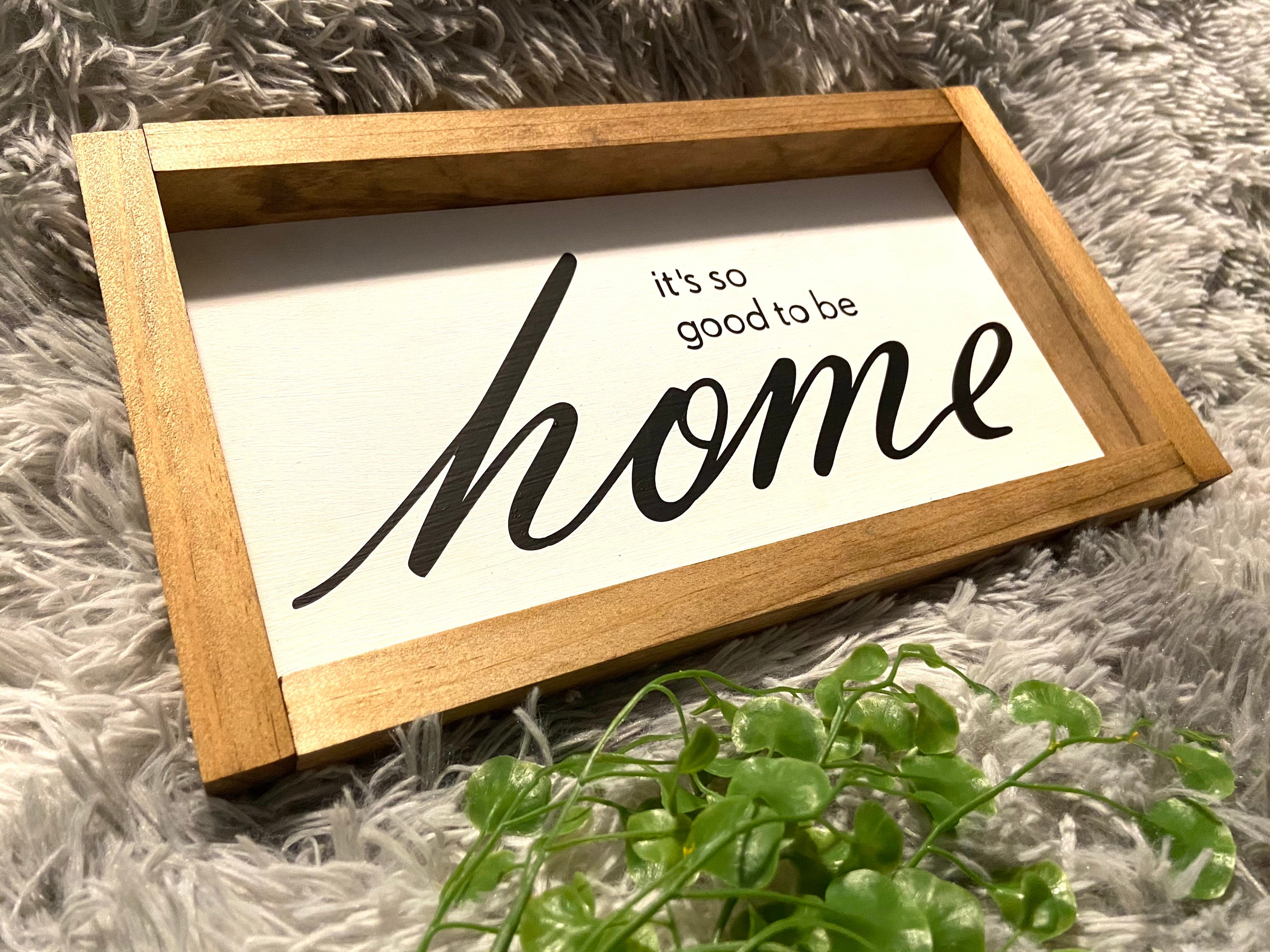 Es ist so gut zu Hause zu sein zu Hause glücklich Etsy