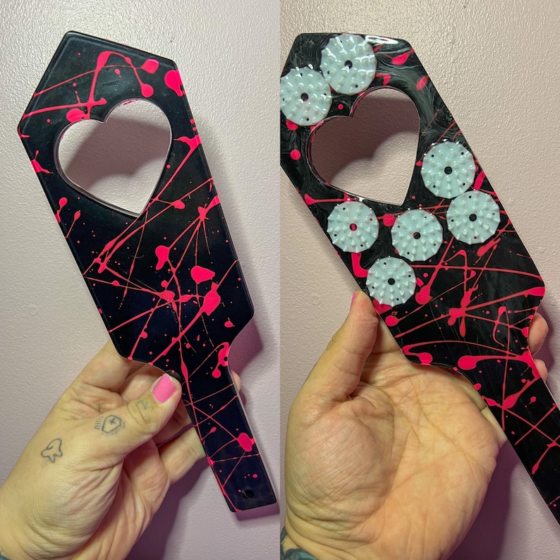 Vampire paddles neon pink