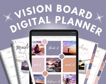 Digital Vision Board Planner Kit