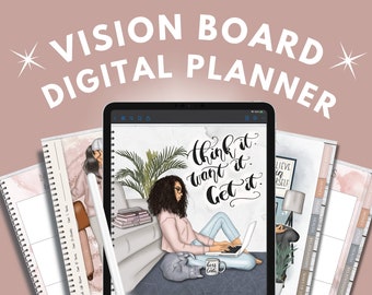 Digital Vision Board Planner Kit