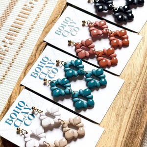 The Sante Fe | boho western polymer clay earrings | cowgirl earrings |