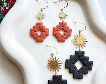 Laguna Sun | polymer clay earrings