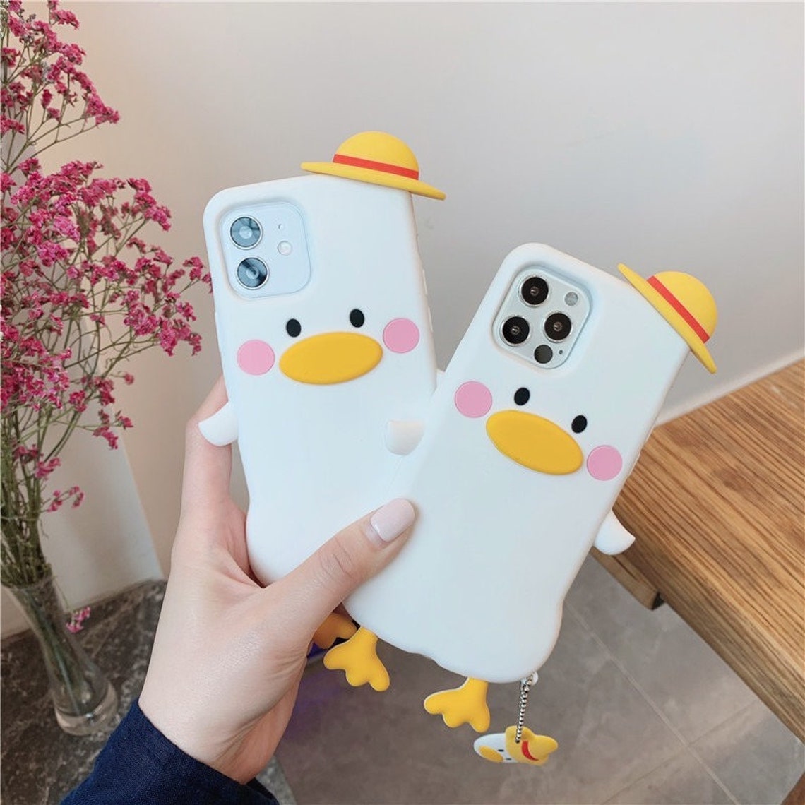 Funda de teléfono de pato pequeño lindo funda de teléfono de Etsy
