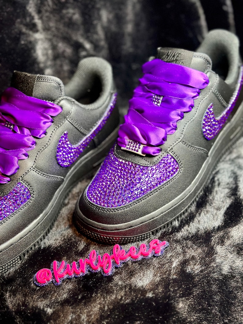 blinged out air force ones