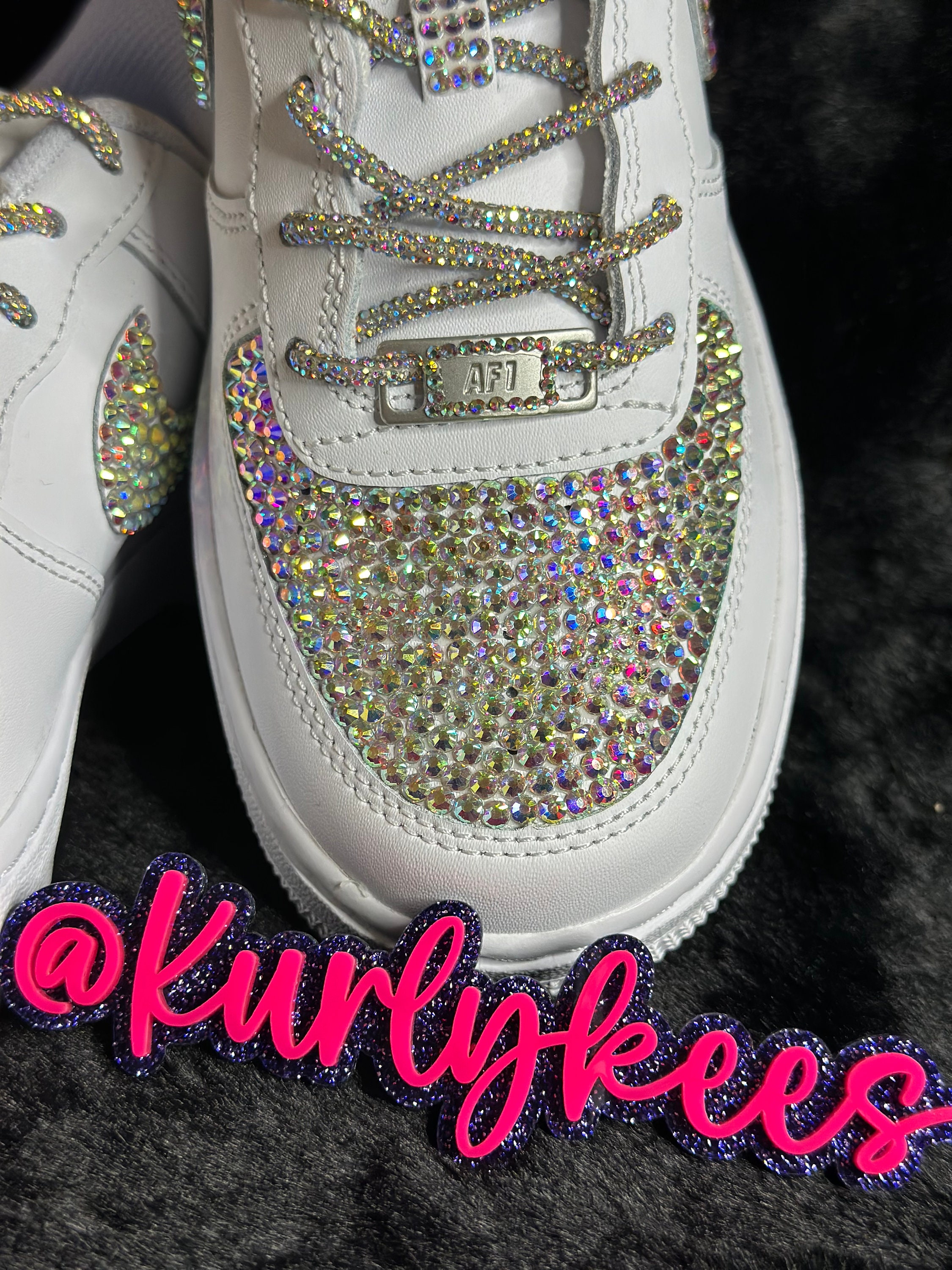 custom nike swoosh af1