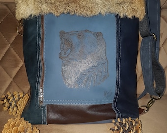 Ledertasche "Bär"