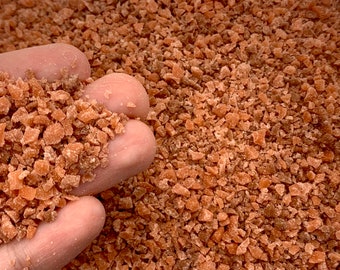 Fake Caramel Crumble for Slime or Decoden - Polymer Clay Crumbs - Fake Bake Craft Supplies - Faux Food