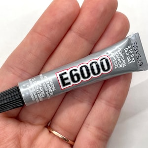 Super Strong Jewelry / Craft Glue - E6000 Mini Tube - Industrial Strength Adhesive