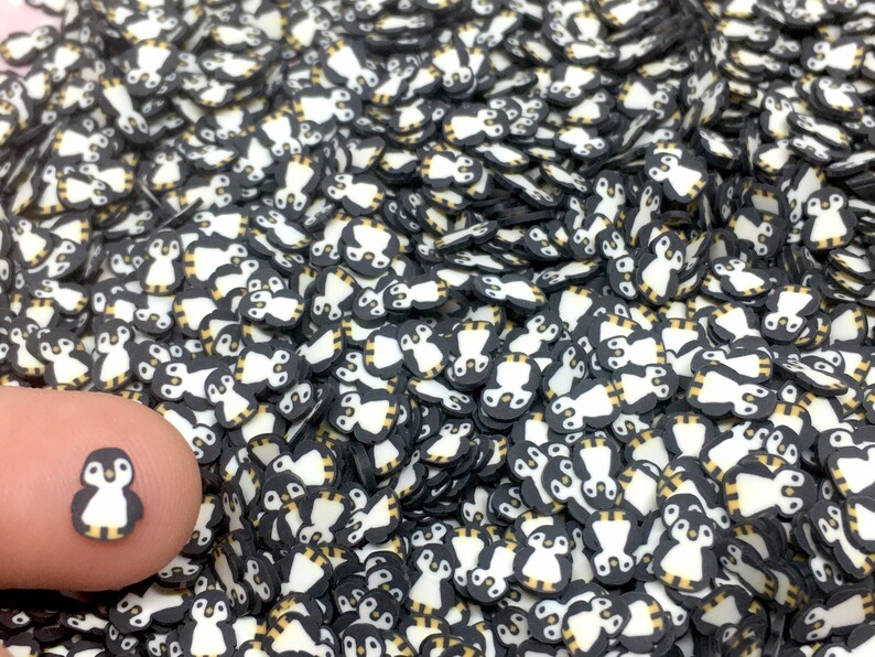 Craft Supply Resin Inclusions Sprinkles for Slime Christmas Polymer Clay Faux Sprinkes Penguin Fimo Slices