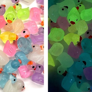 SparkleFab Mini Resin Animals Variety Pack 200 Pcs Luminous Tiny