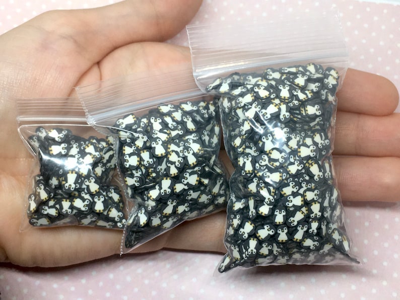 Craft Supply Resin Inclusions Sprinkles for Slime Christmas Polymer Clay Faux Sprinkes Penguin Fimo Slices