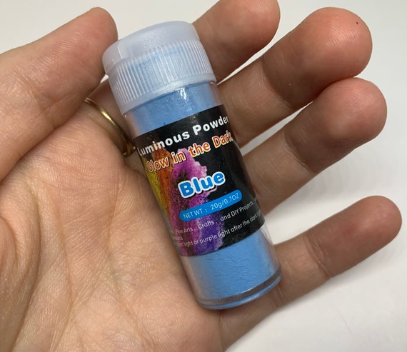 Glow Powder Blue Luminous Pigment Resin Dye Slime Colorant Nail