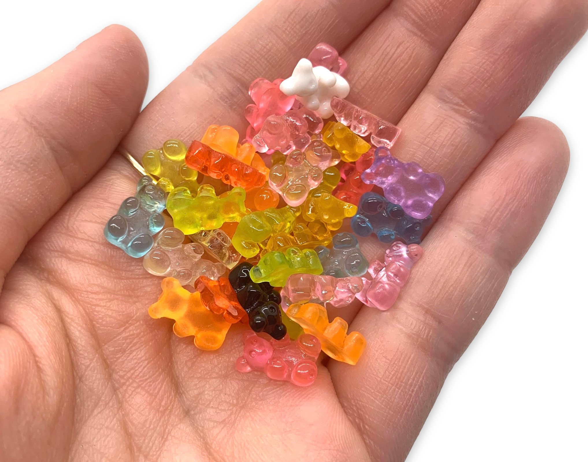 Resin Gummy Bear Charm, Candy Bookmark