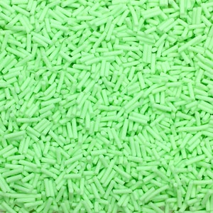 Pastel Green Fake Sprinkles for Slime or Decoden - Mint Clay Sprinkles  - Fimo Polymer Cute Craft Supplies - Resin Inclusions