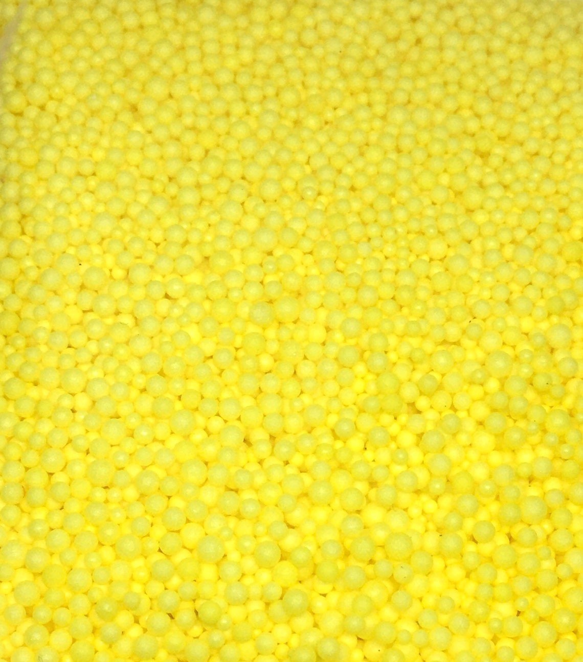 Yellow Foam Balls for Slime Micro Floam Ball Crunchy Slime Etsy
