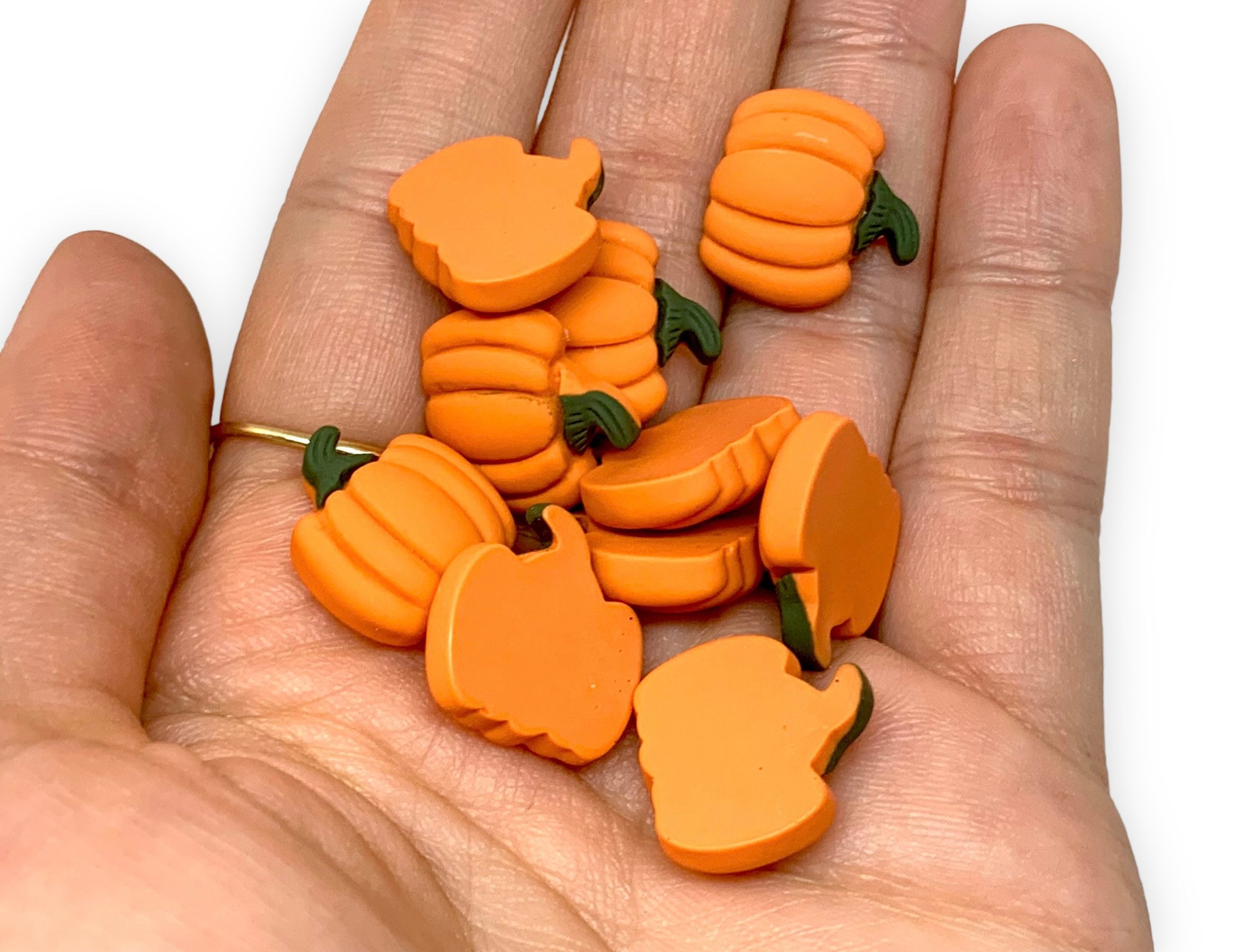 10pcs Mix DIY Halloween Series Resin Charms Flatback Ghost Pumpkin Cabochon RAND