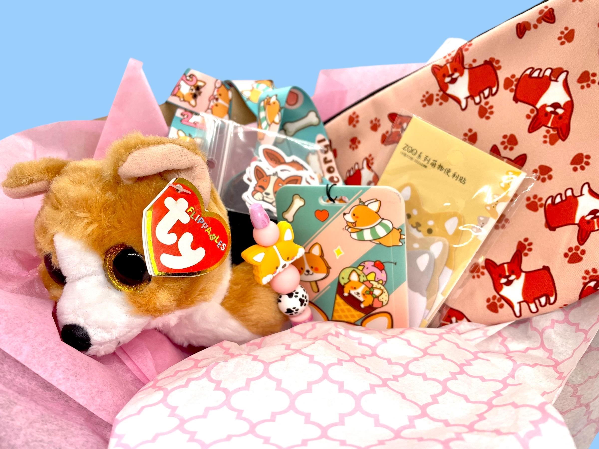Corgi Lover Gift Set - Dog Themed Gift Box - Dog Mom Gift Basket