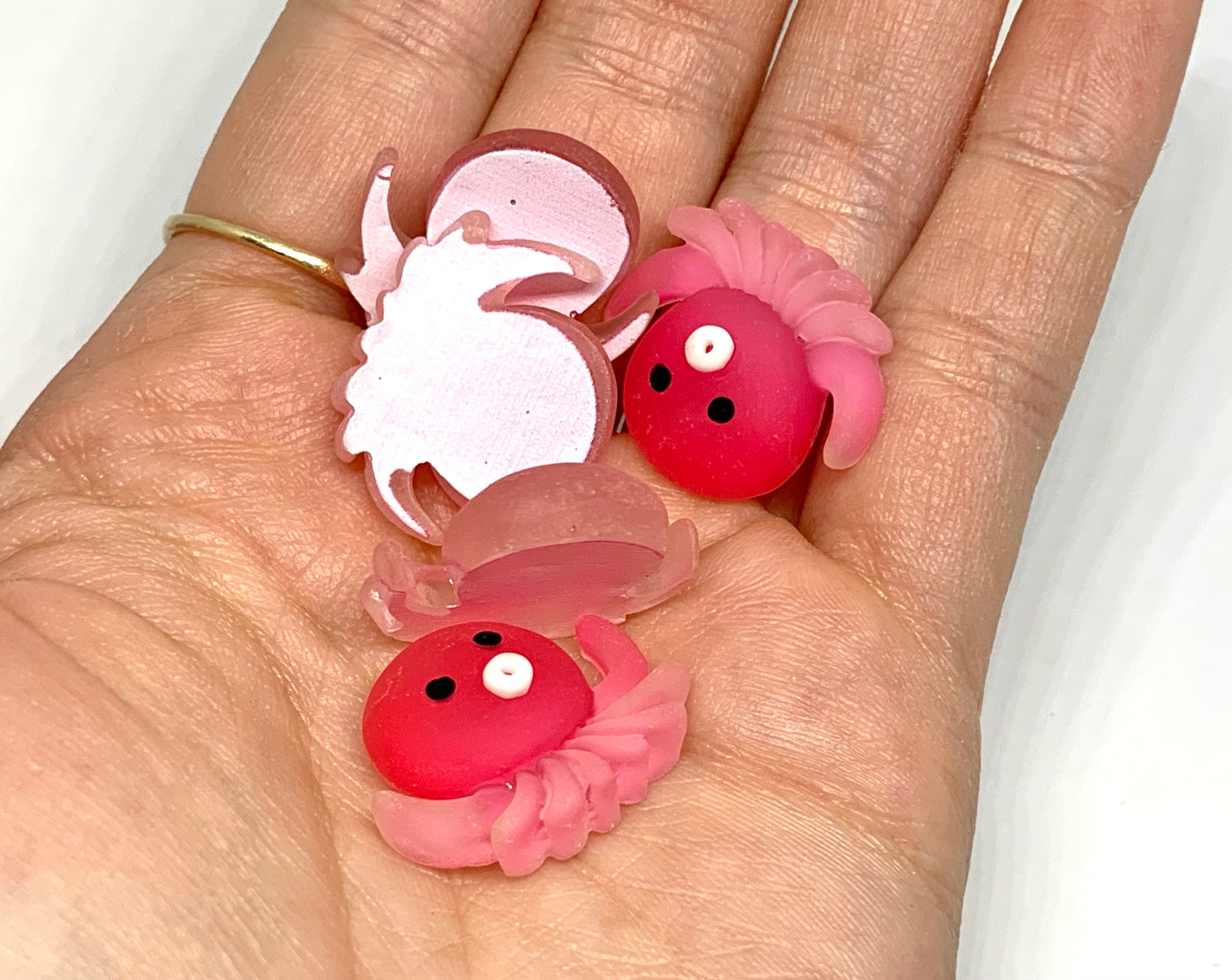 5pcs Pig Miniatures Resin Cabochons for Slime or Decoden Mini Fairy Garden  Animals Slime Charms 