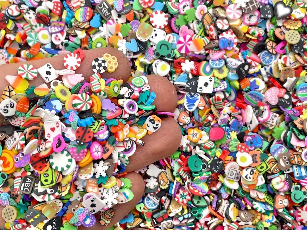 Mix of Everything Fimo Slices - Huge Variety Assorted Polymer Clay ...
