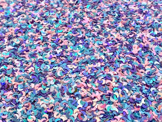 Pink, Purple, and Blue Moon Glitter - 5g to 50g Sparkles