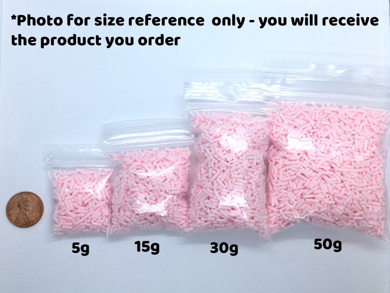 EHOPE 50g Fake Sprinkles - Resin Clay Sprinkles For Nail Art, DIY Crafts, Fake Cakes (Red Round Slices) - View #4