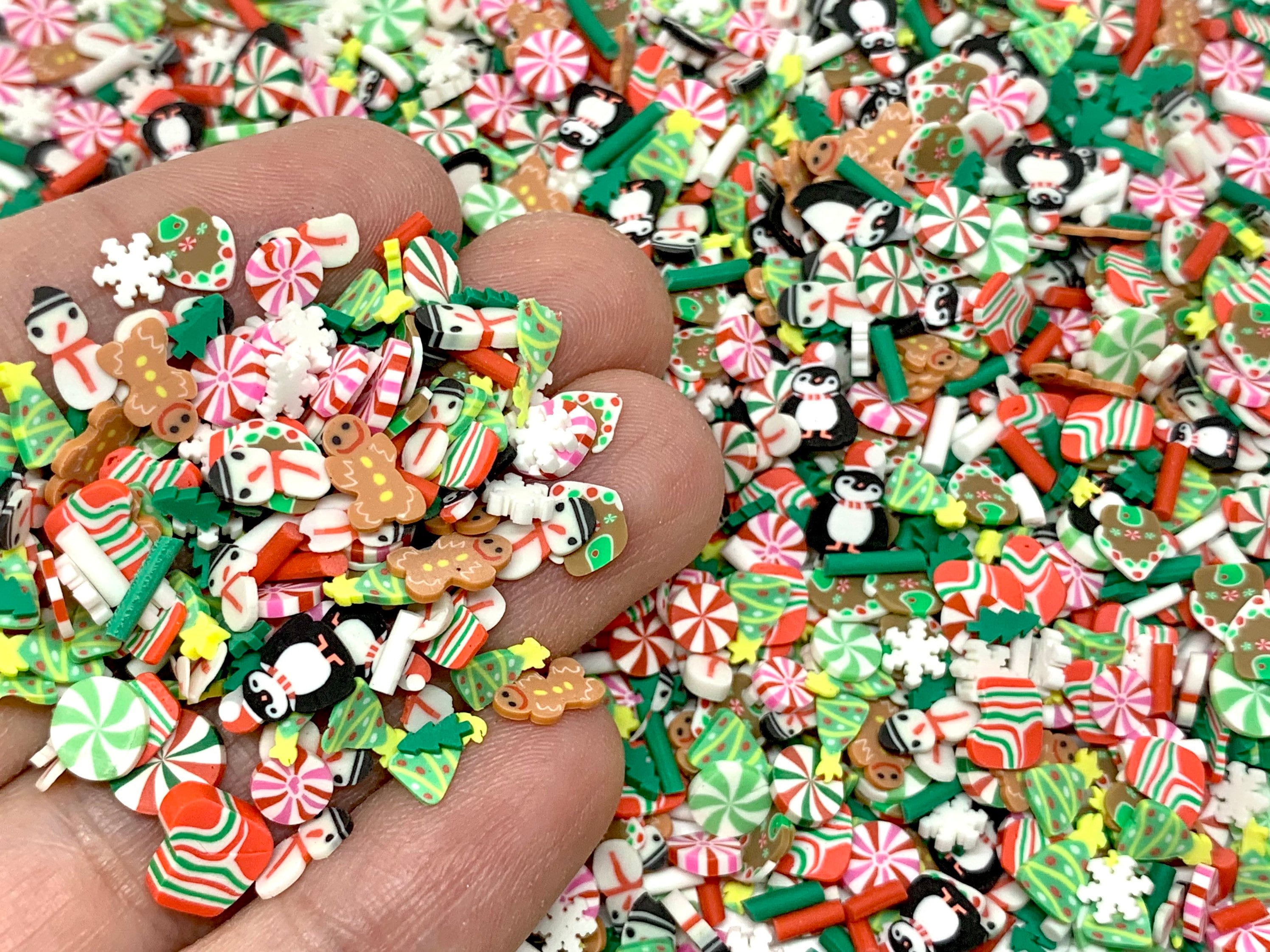 Oh Christmas Tree Polymer Clay Fake Sprinkles Fake Food Deco Toppings