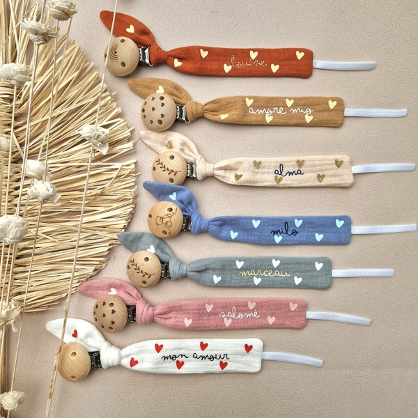 Customizable pacifier clip - PROMO BUY 1 GET THE 2ND 50% OFF