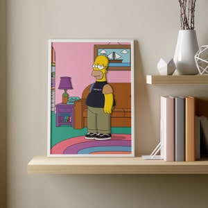 Cool Homer Poster | Art Print | Gift | Home Decor | Wall Art | Poster | Illustration