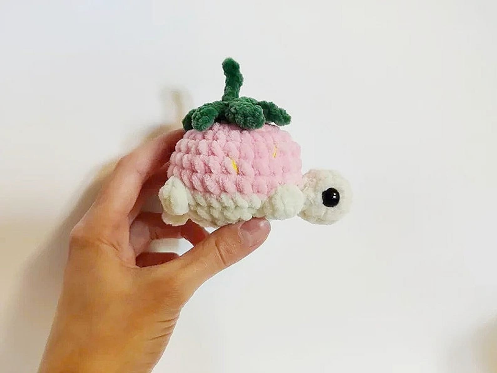 Amigurumi Crochet strawberry turtle kawaii plush Stress ball | Etsy