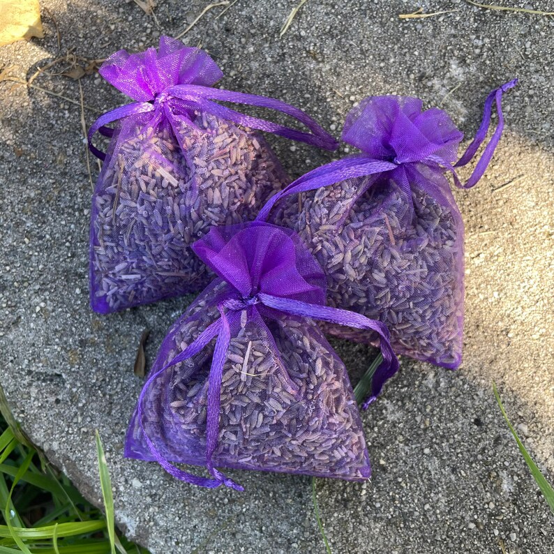 Lavender Sachets Moth Repellent for Yarn and Clothing Etsy