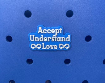 Autism Awareness Bogg Bag Charm, Bogg Bag Accessories, Mama Charms, Bogg Bag Charms, Bogg Bag, Simply Southern Bag Charms