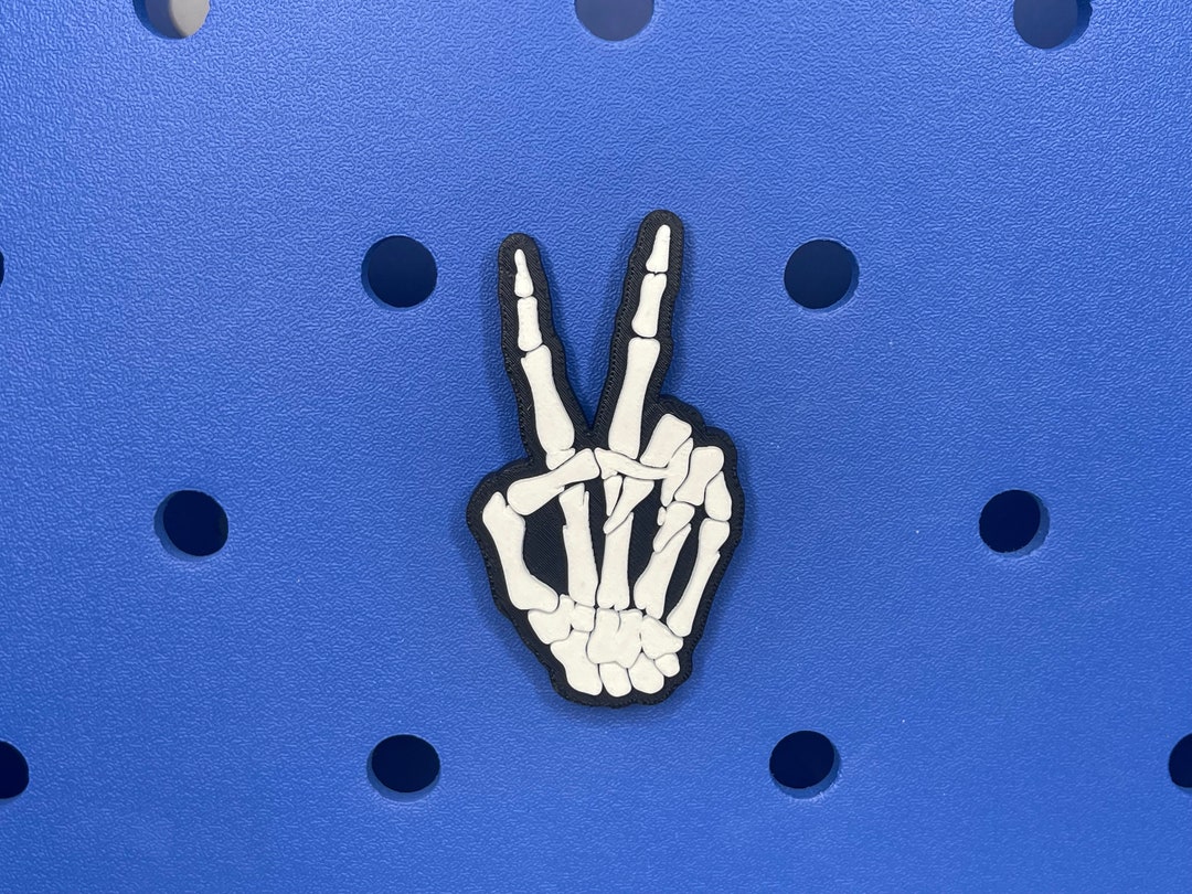 Peace Sign Charm For Tote Bags - Compatible With Bogg Bags, Simply Southern & Similar Totes - View #11