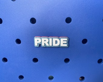 Pride Bogg Bag Charm, Bogg Bag Accessories, Pride Charms, Bogg Bag Charms, Bogg Bag, Simply Southern Bag Charms