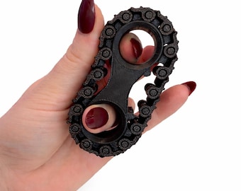 Infinity Chain Fidget Toy – 3D Printed Stress Relief Fidget, Articulated Desk Toy, ADHD Anxiety Relief
