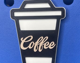 Coffee Bogg Charm, Bogg Bag Accessories, Bogg Bag Charms, Simply Southern Bag Charms, Gift for Coffee Lover
