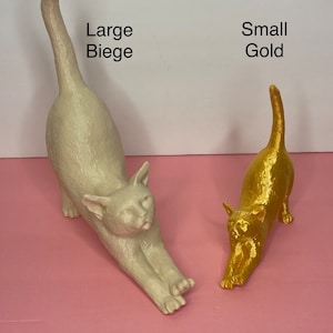 Stretching Cat, Cat Gifts, Cat Mom, Cat for Desk